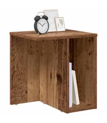 vidaXL End Table 2 pcs Old Wood 37 x 32 x 40 cm Engineered Wood