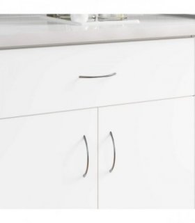 vidaXL Handle 1385 pcs Silver 107 x 3.6 x 23 mm Stainless Steel