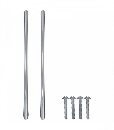 vidaXL Handle 1385 pcs Silver 107 x 3.6 x 23 mm Stainless Steel