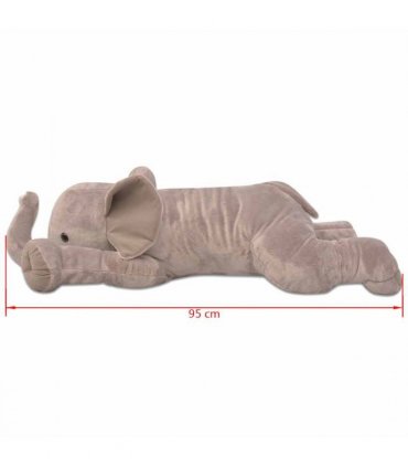 vidaXL Plush Cuddly Toy Elephant XXL 95 cm