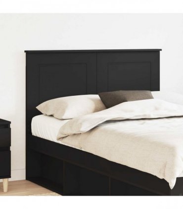 vidaXL Headboard Black Oak 100 cm Engineered Wood