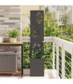 vidaXL Garden Privacy Screen Black 32 x 150 cm Cold-rolled steel