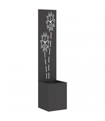 vidaXL Garden Privacy Screen Black 32 x 150 cm Cold-rolled steel