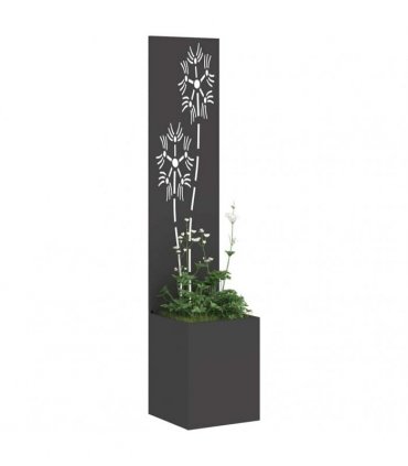vidaXL Garden Privacy Screen Black 32 x 150 cm Cold-rolled steel