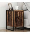 vidaXL Bedside Table Old Wood 39.5 x 30 x 50 cm Engineered Wood