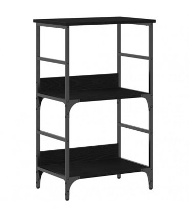 vidaXL Bookshelf Black Oak 50 x 33 x 82 cm Engineered Wood