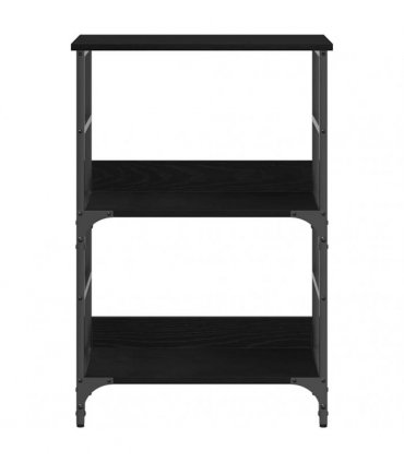 vidaXL Bookshelf Black Oak 50 x 33 x 82 cm Engineered Wood
