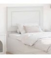 vidaXL Headboard White 100 cm Engineered Wood