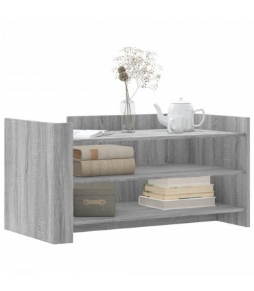 vidaXL Coffee Table Grey Sonoma 100x50x50 cm Engineered Wood