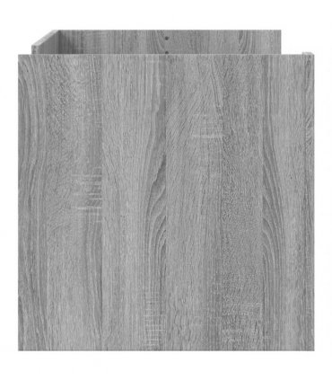 vidaXL Coffee Table Grey Sonoma 100x50x50 cm Engineered Wood