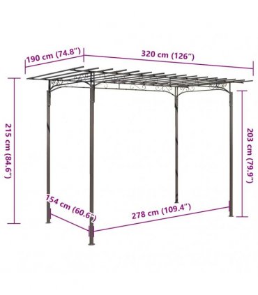Rose Arch Garden Arbor Steel Garden Decoration