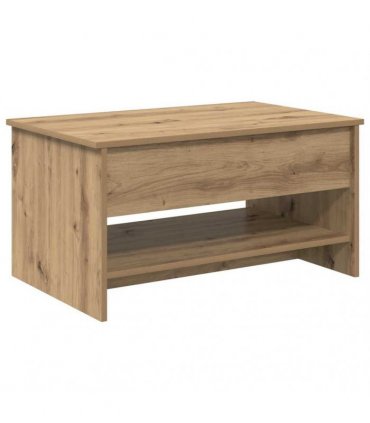 vidaXL Coffee Table Artisan Oak 80 x 50.5 x 41.5 cm Engineered Wood