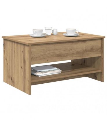 vidaXL Coffee Table Artisan Oak 80 x 50.5 x 41.5 cm Engineered Wood