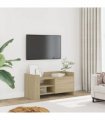 vidaXL TV Cabinet Sonoma Oak 80x35x40 cm Engineered Wood