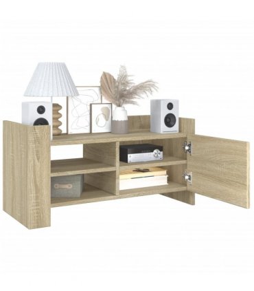 vidaXL TV Cabinet Sonoma Oak 80x35x40 cm Engineered Wood