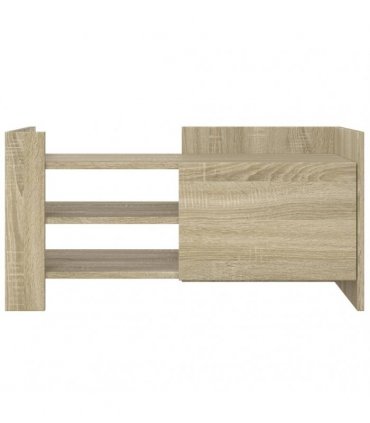 vidaXL TV Cabinet Sonoma Oak 80x35x40 cm Engineered Wood