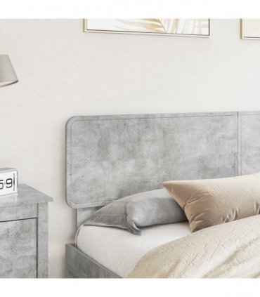 vidaXL Headboard Concrete Grey Engineered wood