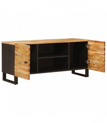 vidaXL TV Cabinet with Storage Brown 105 x 33 x 46 cm Solid Mango Wood