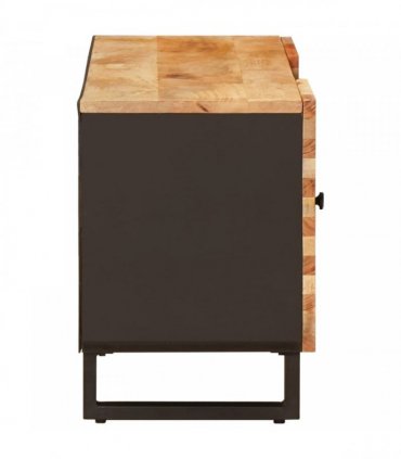 vidaXL TV Cabinet with Storage Brown 105 x 33 x 46 cm Solid Mango Wood