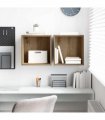 vidaXL Wall Cabinet 2 pcs Artisan Oak 37 x 37 x 37 cm Engineered Wood