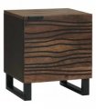vidaXL Bedside Cabinet Walnut 40 x 33 x 46 cm Engineered Wood