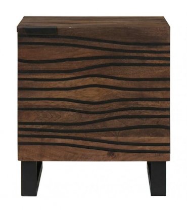 vidaXL Bedside Cabinet Walnut 40 x 33 x 46 cm Engineered Wood