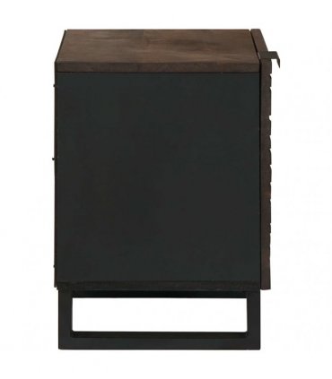 vidaXL Bedside Cabinet Walnut 40 x 33 x 46 cm Engineered Wood