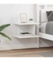 vidaXL Bedside Table 2 pcs White 40 x 30 x 25 cm Engineered Wood