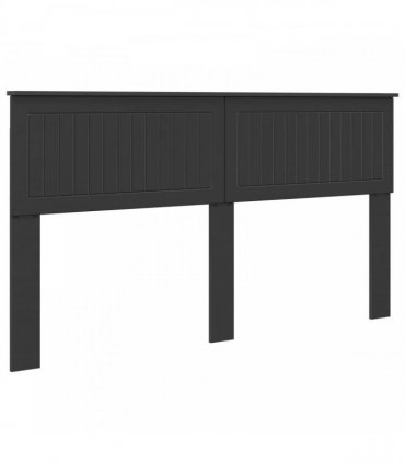 vidaXL Headboard Black Oak Engineered wood