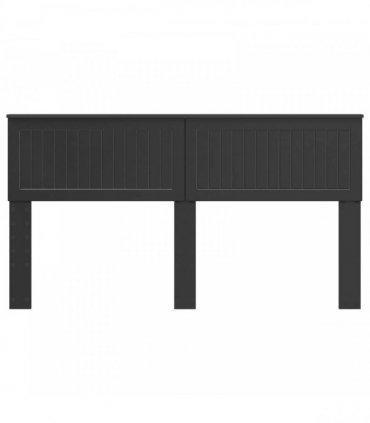 vidaXL Headboard Black Oak Engineered wood