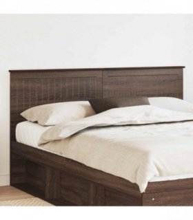 vidaXL Headboard Brown Oak Engineered wood