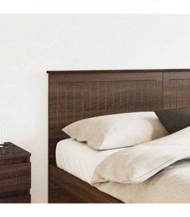 vidaXL Headboard Brown Oak Engineered wood