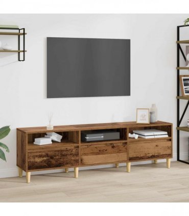 vidaXL TV Cabinet Old Wood 150 x 30 x 45 cm Engineered Wood