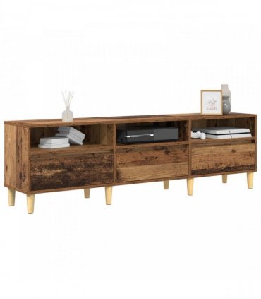 vidaXL TV Cabinet Old Wood 150 x 30 x 45 cm Engineered Wood
