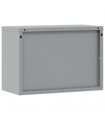 vidaXL Tool Cabinet with Storage Black and Grey 50 x 25 x 35 cm