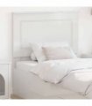 vidaXL Headboard Gloss White 100 cm Engineered Wood