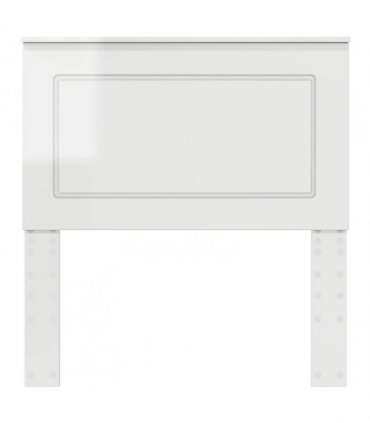 vidaXL Headboard Gloss White 100 cm Engineered Wood