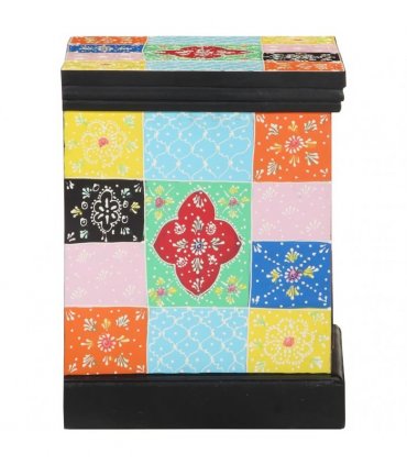 vidaXL Bedside Cabinet with Drawer 2 pcs Multicolour 40 x 35 x 45 cm