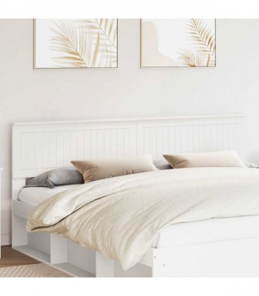 vidaXL Headboard White Engineered wood