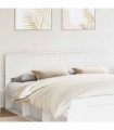 vidaXL Headboard White Engineered wood