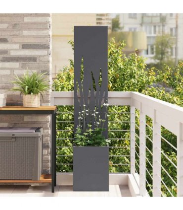 vidaXL Garden Privacy Screen Anthracite 32 x 150 cm Cold-rolled steel