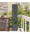 vidaXL Garden Privacy Screen Anthracite 32 x 150 cm Cold-rolled steel