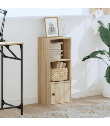 vidaXL Bookcase Sonoma Oak 31x24x77 cm Engineered Wood