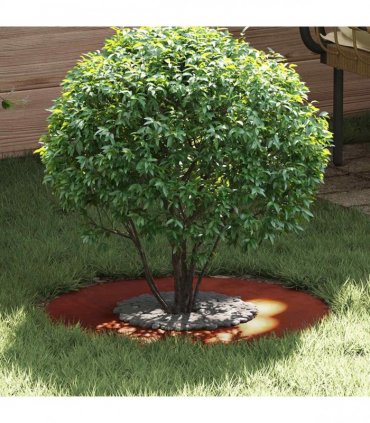 vidaXL suitable for Flat Tree Rings 5 pcs Brown Ø30 / 60 cm