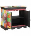 vidaXL Sink cabinet with Door Brown 60 x 35 x 55 cm Solid Mango Wood