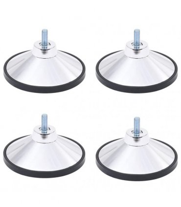 vidaXL Football Table Feet 4 pcs Chrome M10