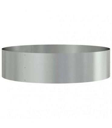 vidaXL Planter Ring 5 pcs Silver 80 x 80 x 20 cm Galvanised Steel