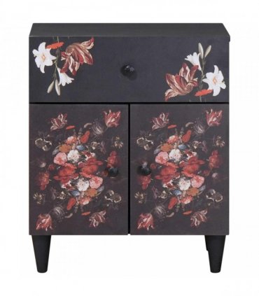 vidaXL Bedside Table Multicolour 50 x 33 x 60 cm Solid Mango Wood