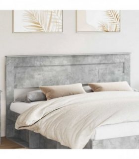 vidaXL Headboard Concrete Grey Engineered wood