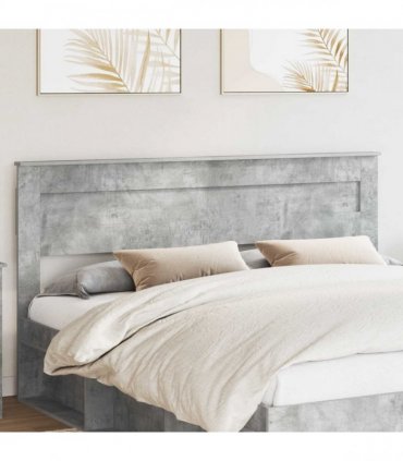 vidaXL Headboard Concrete Grey Engineered wood